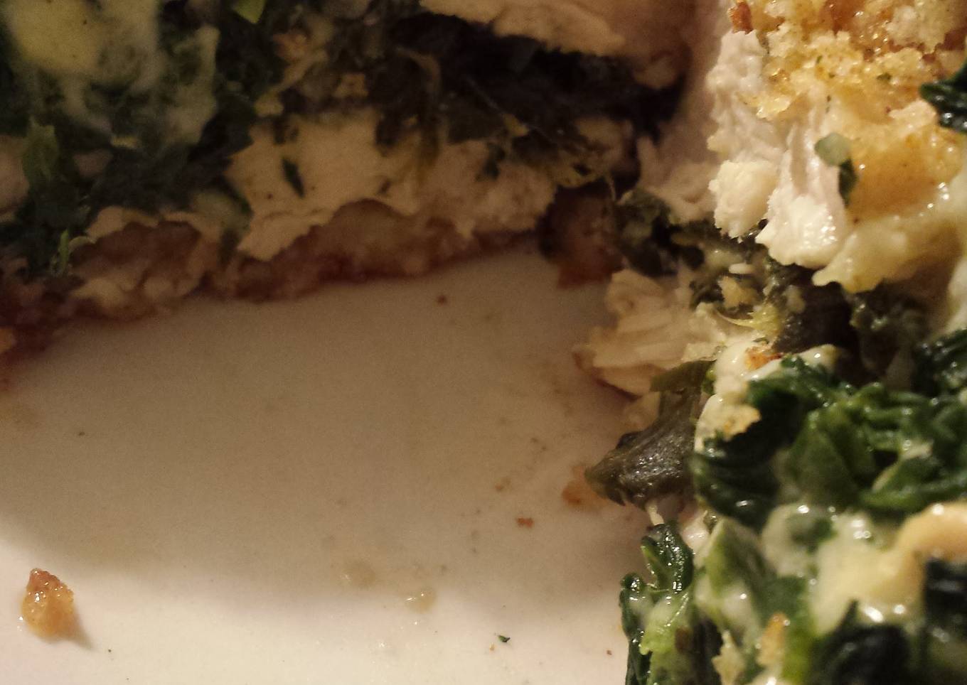 Stuffed chicken spinach and pepper jack cheese