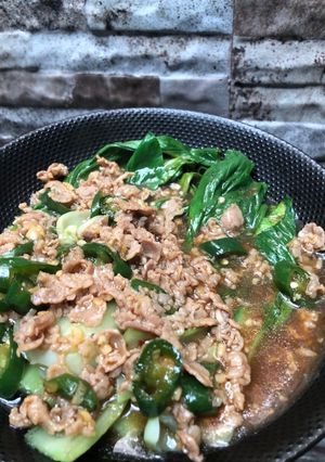 Foto resep Pokcoy Siram Beef