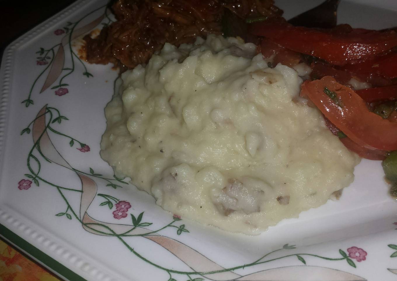 Homemade mashed potatoes
