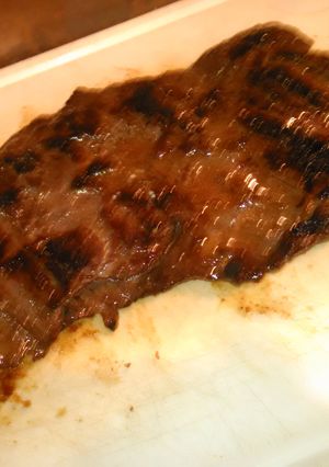 A picture of Caribbean Jerk skirt steak.