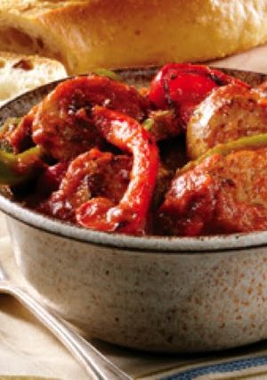 A picture of Sausage & Peppers.