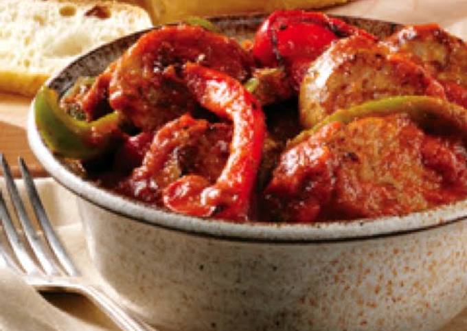 SAUSAGE AND PEPPERS RECIPE