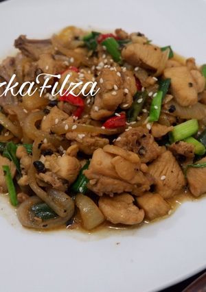 Foto resep Ayam Lada Hitam