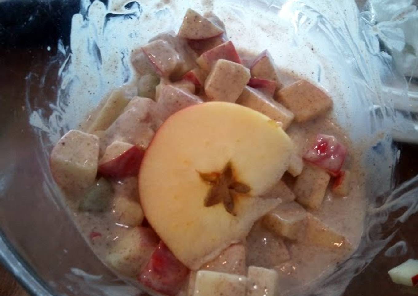 Penguin's Cinnamon Apple Salad