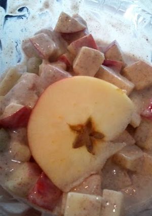A picture of Penguin's Cinnamon Apple Salad.