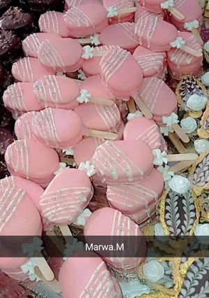 صورة لوصفة إسكيمو بذوق الفراولة🍓