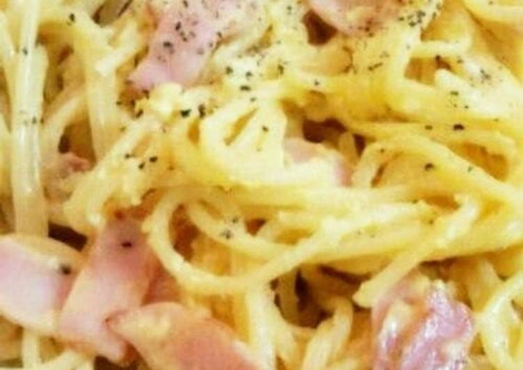 Simple & Healthy Soy Milk Carbonara