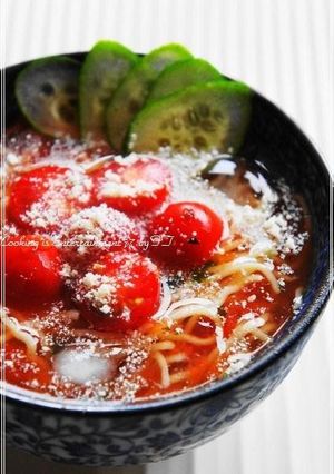 A picture of Sunshine Tomato Noodles for Ramen or Tsukemen.