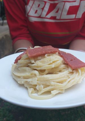 Foto resep Fettucini Carbonara