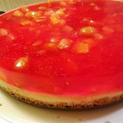 A picture of Creamy Jello Cake.