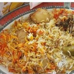 A picture of Chicken Biryani.