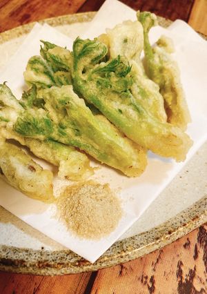 A picture of Spring Delicacy: Preparing and Frying Fiddlehead Ferns.
