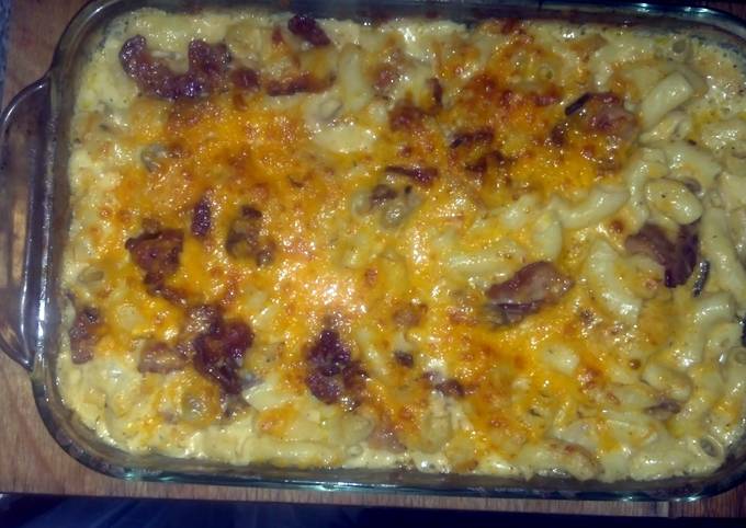 SugaMamas Baked Bacon, Mushroom, Mac &amp; Cheese