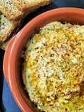 Hummus de garbanzos con edamame -mi versión de aprovechamiento-