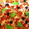 Pizza de Cogumelos e Chouriço