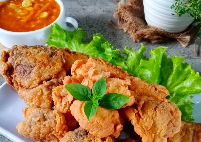 Ikan nila krispy saos asam manis