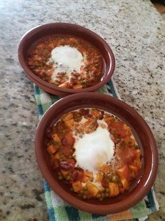 Una foto de Huevos a la flamenca
