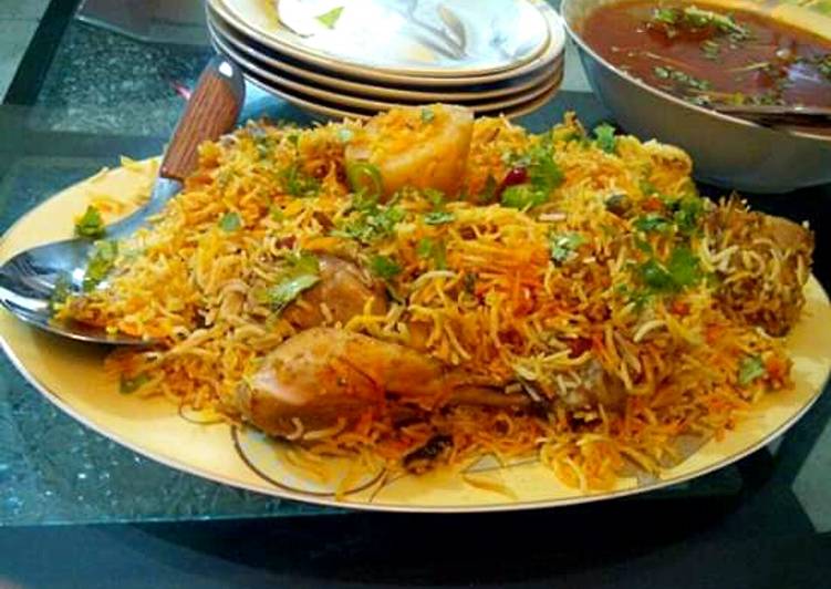 Recipe of Super Quick Homemade Delhi Biryani