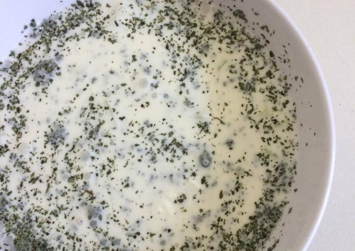 Lebanese Style Yoghurt and Cucumber (Laban Khiyar) *Vegetarian
