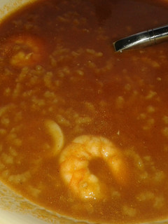 A picture of Slow Cooker Seafood and Rice Soup.