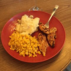 A picture of Grilled Adobo & Garlic Chicken.