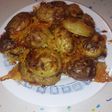 Patatas crujientes parmesana