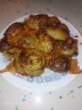 Patatas crujientes parmesana