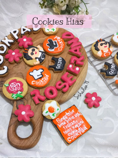 Foto resep Cookies hias / Fancy cookies
