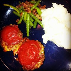 A picture of My Mini Meat Loaves.
