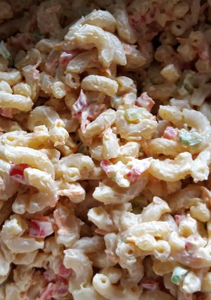 A picture of Hawaiian Macaroni Salad.