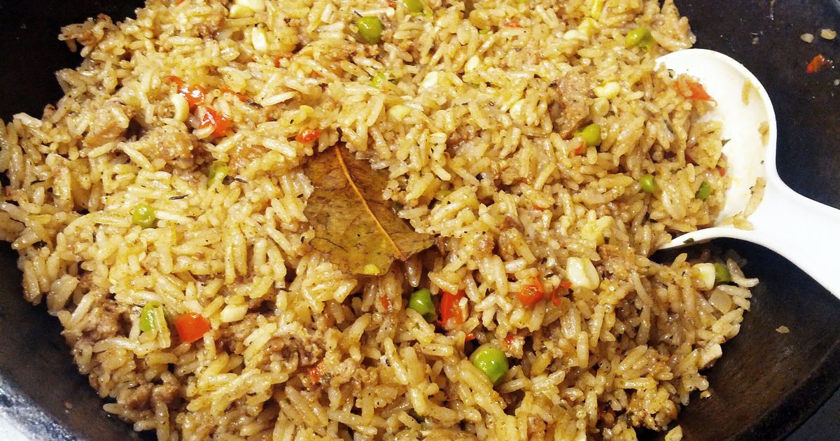 Ana Cooking Rice Ana's Spontaneous Dirty Rice Recipe By Adriana.Grgas