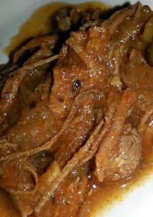 A picture of Ropa Vieja / Shredded Beef Stew.