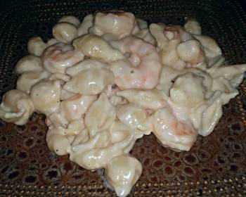 Popular Cuisine Creamy shrimp mac n cheese Restaurant Style