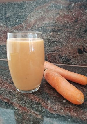 Hình của món Sinh tố Cam Carot (eat clean).