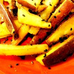Easy Fried Sweet Potato with Salted Butter A picture of Easy Fried Sweet Potato with Salted Butter.