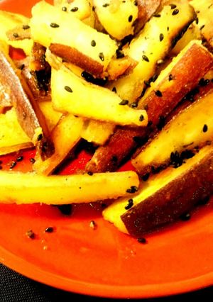 A picture of Easy Fried Sweet Potato with Salted Butter.