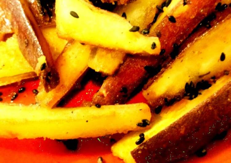 Recipe of Favorite Easy Fried Sweet Potato with Salted Butter