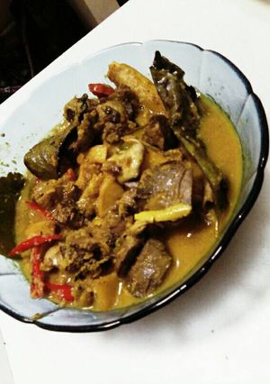 Foto resep Ati Ampela Bumbu Kuning Pedas