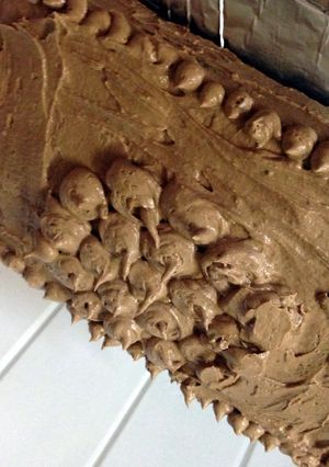 A picture of Chocolate Cream Cheese Frosting.