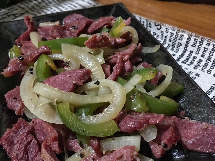 Cara Gampang Membuat Resep Sei Sapi Lada Hitam yang Bikin Ngiler