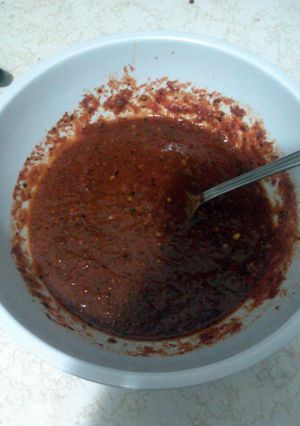 A picture of salsa casera.
