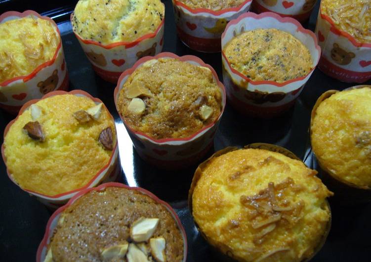 Recipe of Homemade Easy Fluffy Muffins in 4 Steps