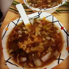 Manchow soup 🍲 A picture of Manchow soup 🍲.