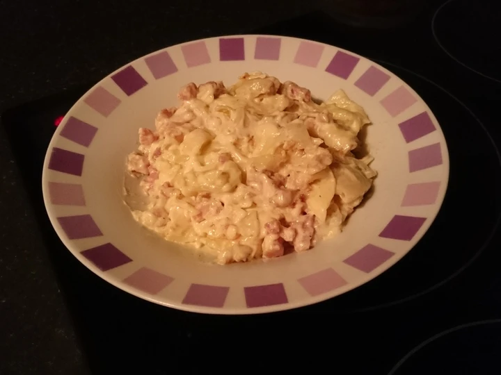 Easy Way Prepare Recipe Creamy Ham Tortellini that is Delicious, So Delicious}