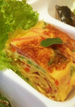 Foto resep Telur dadar Jepang (Tamagoyaki)