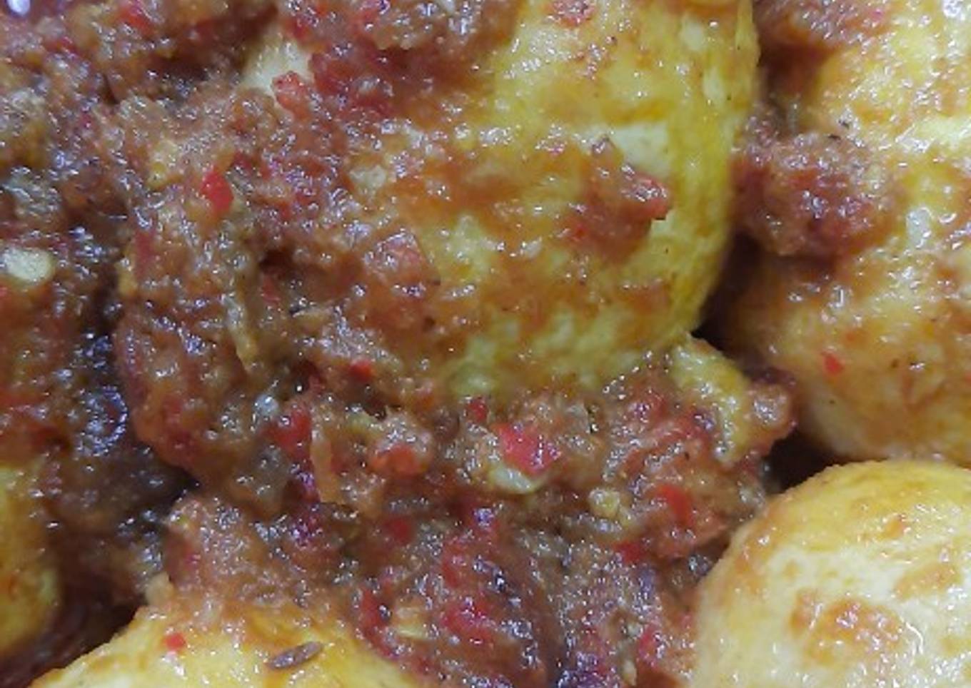 Rendang Telur Bulat