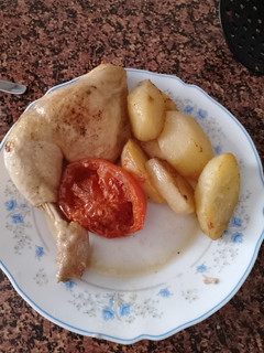 Una foto de Pollo asado