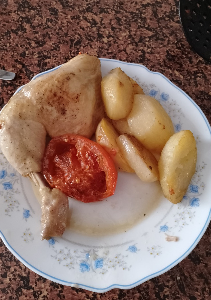 Una foto de Pollo asado