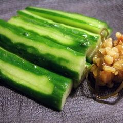 A picture of A Better Moro-Kyuri (Moromi Miso with Cucumbers).
