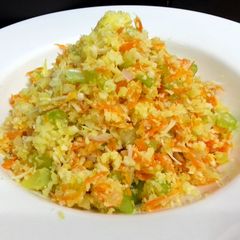A picture of Cauliflower "Couscous"(Vegan).